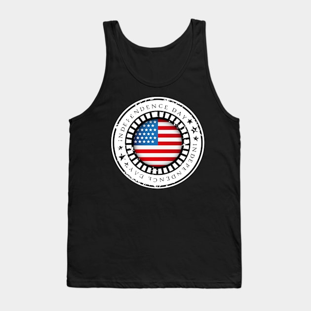 4th Of July Tank Top by DZCHIBA